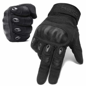 FREETOO Airsoft Gloves Men Tactical Gloves for Hiking Cycling Climbing Outdoor Camping Sports (Not Support Screen Touch)